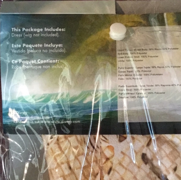 Halloween Moana Costume NWT Medium 7-8 - Picture 3 of 8